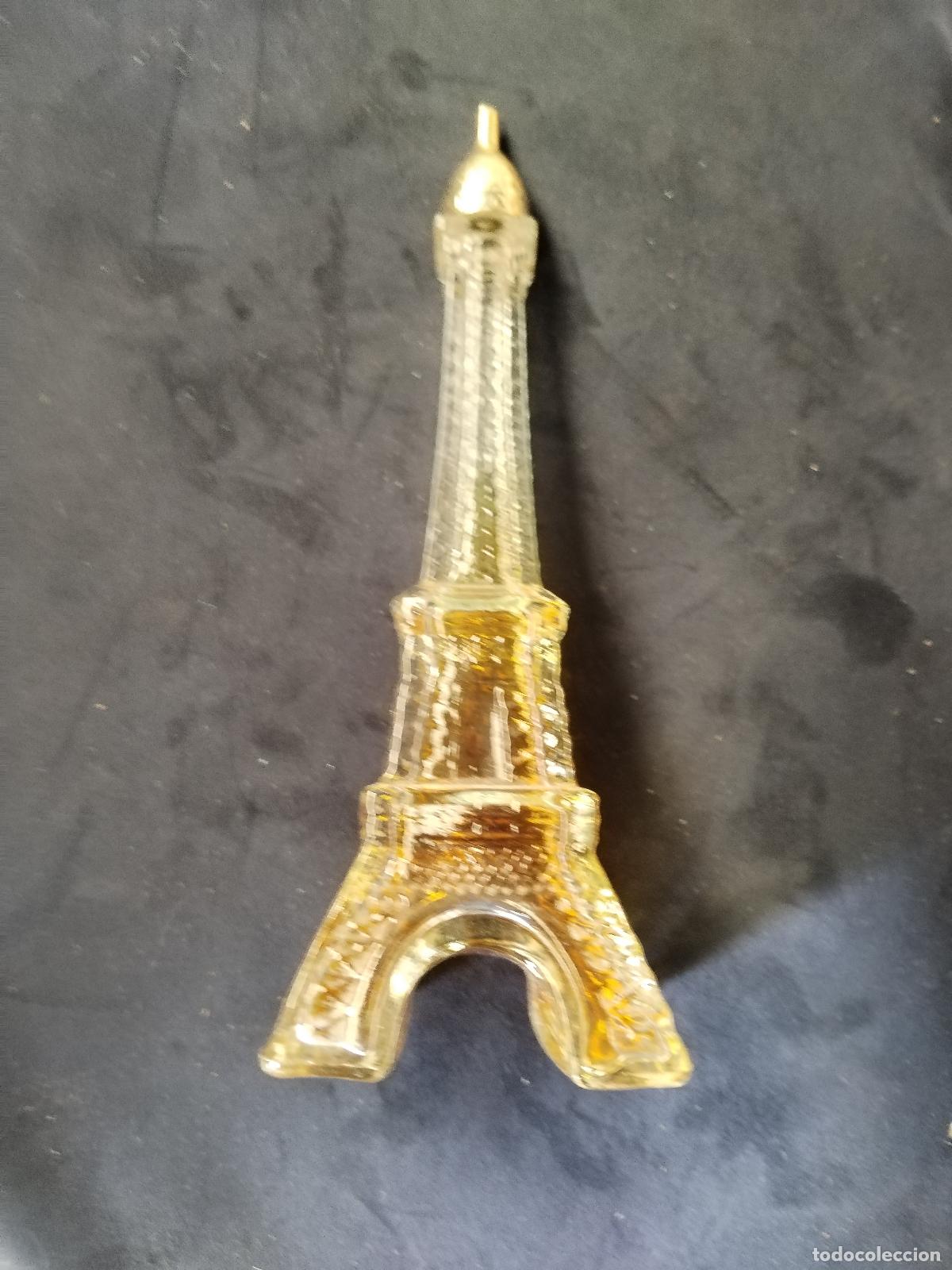 Miniaturas de perfumes antiguos: colonia avon botella torre eiffel - Foto 5