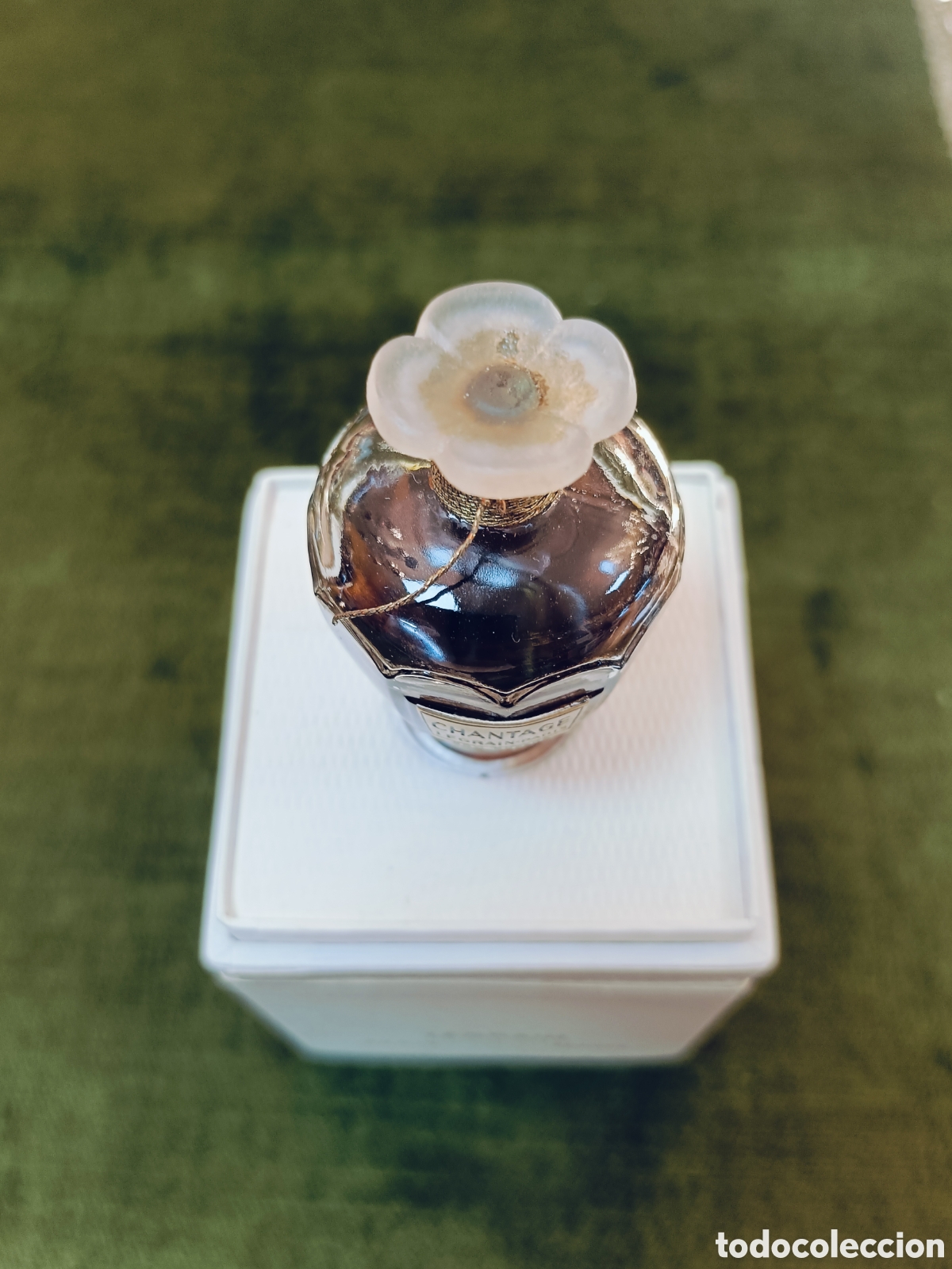 Miniaturas de perfumes antiguos: CHANTAGE. LEGRAIN PARIS . EXTRAIT DE PERFUME. - Foto 3