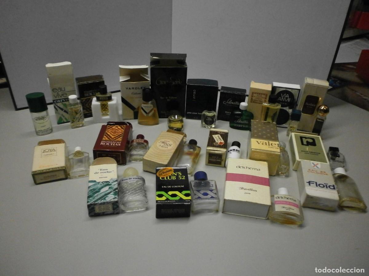 Miniaturas de perfumes antiguos: lote de miniaturas de perfume colonia