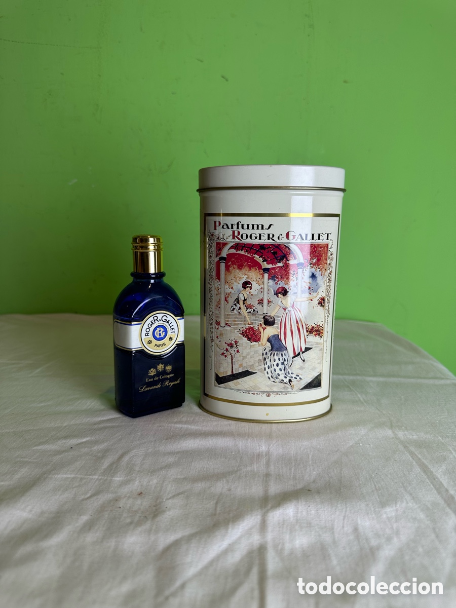 Miniaturas de perfumes antiguos: Perfume Roger & Gallet Eau de Cologne Lavande Royale con caja original