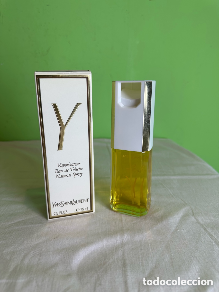 Miniaturas de perfumes antiguos: Perfume Y Yves Saint Laurent eau de toilette 75 ml con caja original