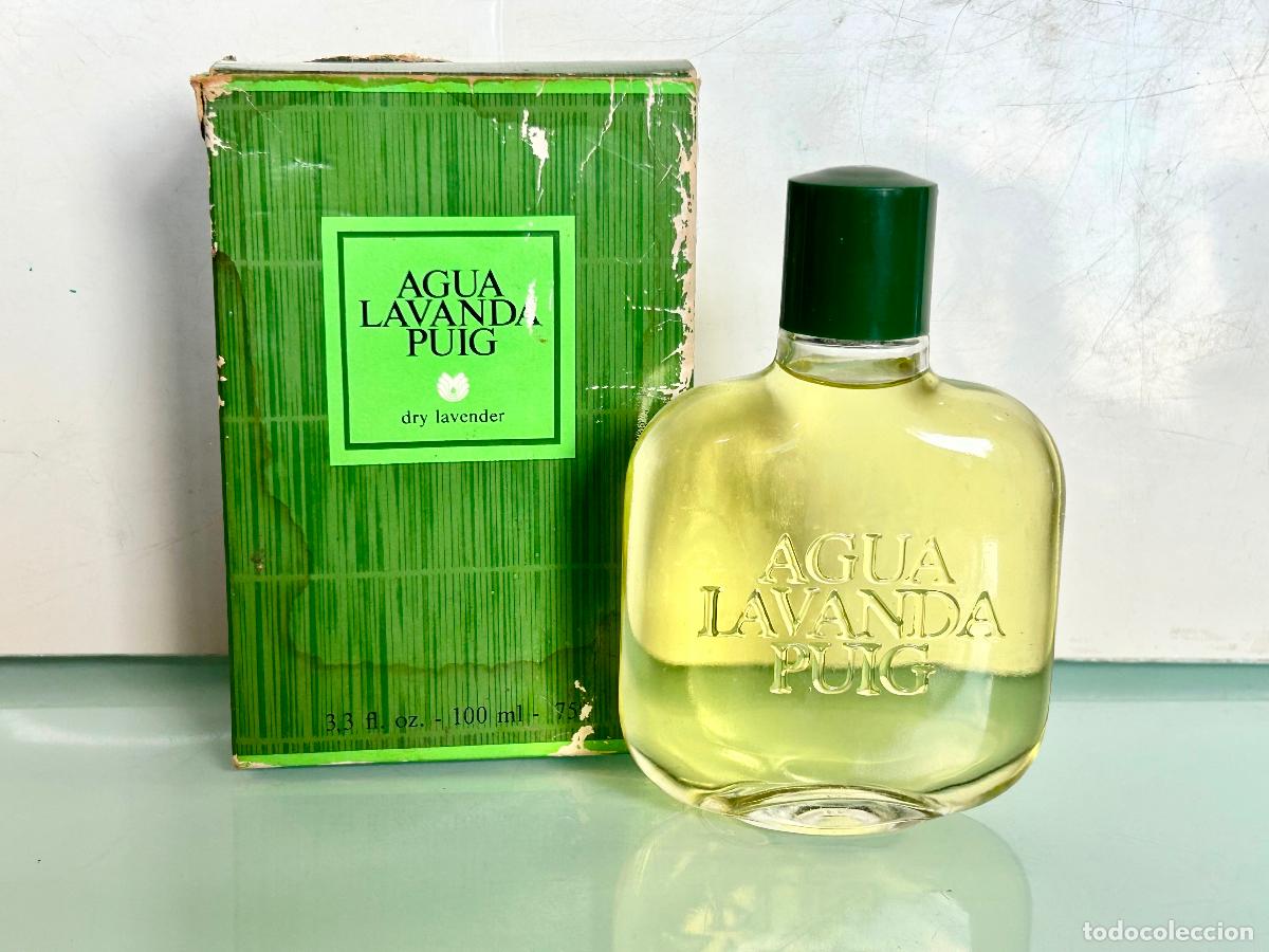 Miniaturas de perfumes antiguos: AGUA LAVANDA PUIG DRY LAVENDER-REF: 101030-100 ML-PUIG SPAIN A&Ntilde;OS 80-ANTIGUA COLONIA