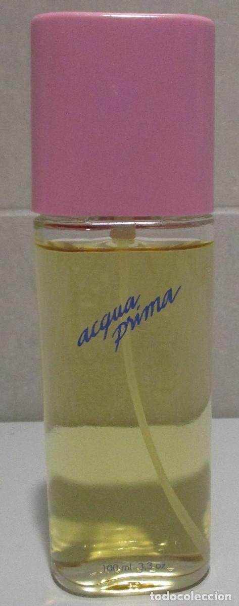 Miniaturas de perfumes antiguos: Frasco de colonia eau de toilette 100 ml. ACQUA PRIMA, MYRURGIA, a&ntilde;os 80, con atomizador