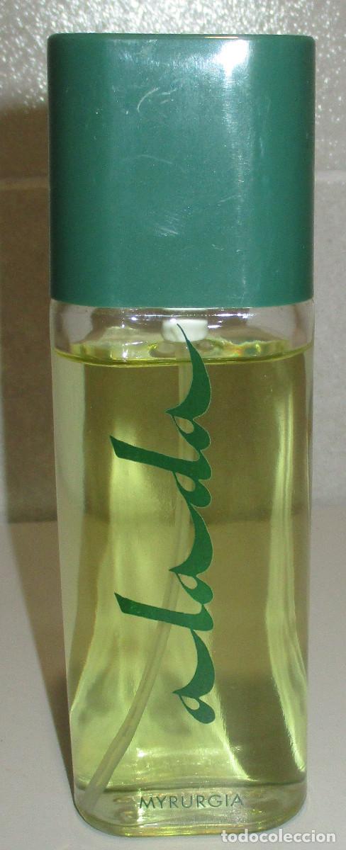 Miniaturas de perfumes antiguos: Frasco de colonia eau de toilette 75 ml. ALADA, MYRURGIA, a&ntilde;os 80, con vaporizador