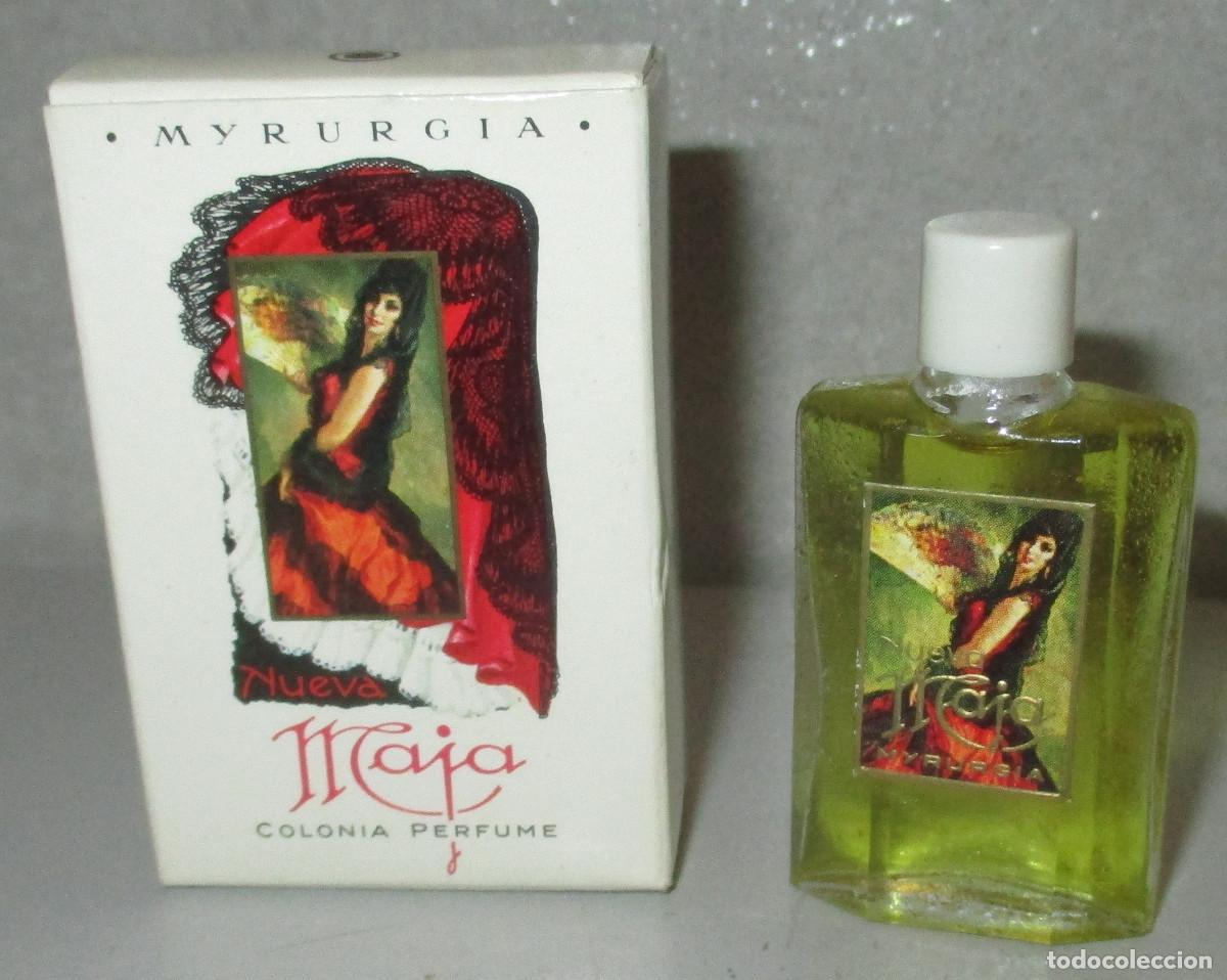 Miniaturas de perfumes antiguos: Frasco colonia eau de toilette, 4 ml., MAJA, de Myrurgia, a&ntilde;os 70