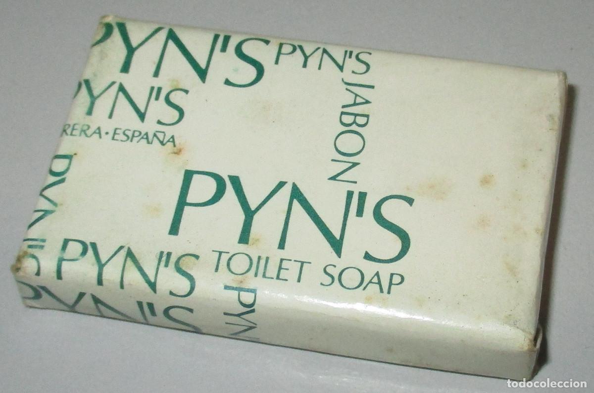 Miniaturas de perfumes antiguos: Antigua pastilla de jab&oacute;n PYN'S, de Parera