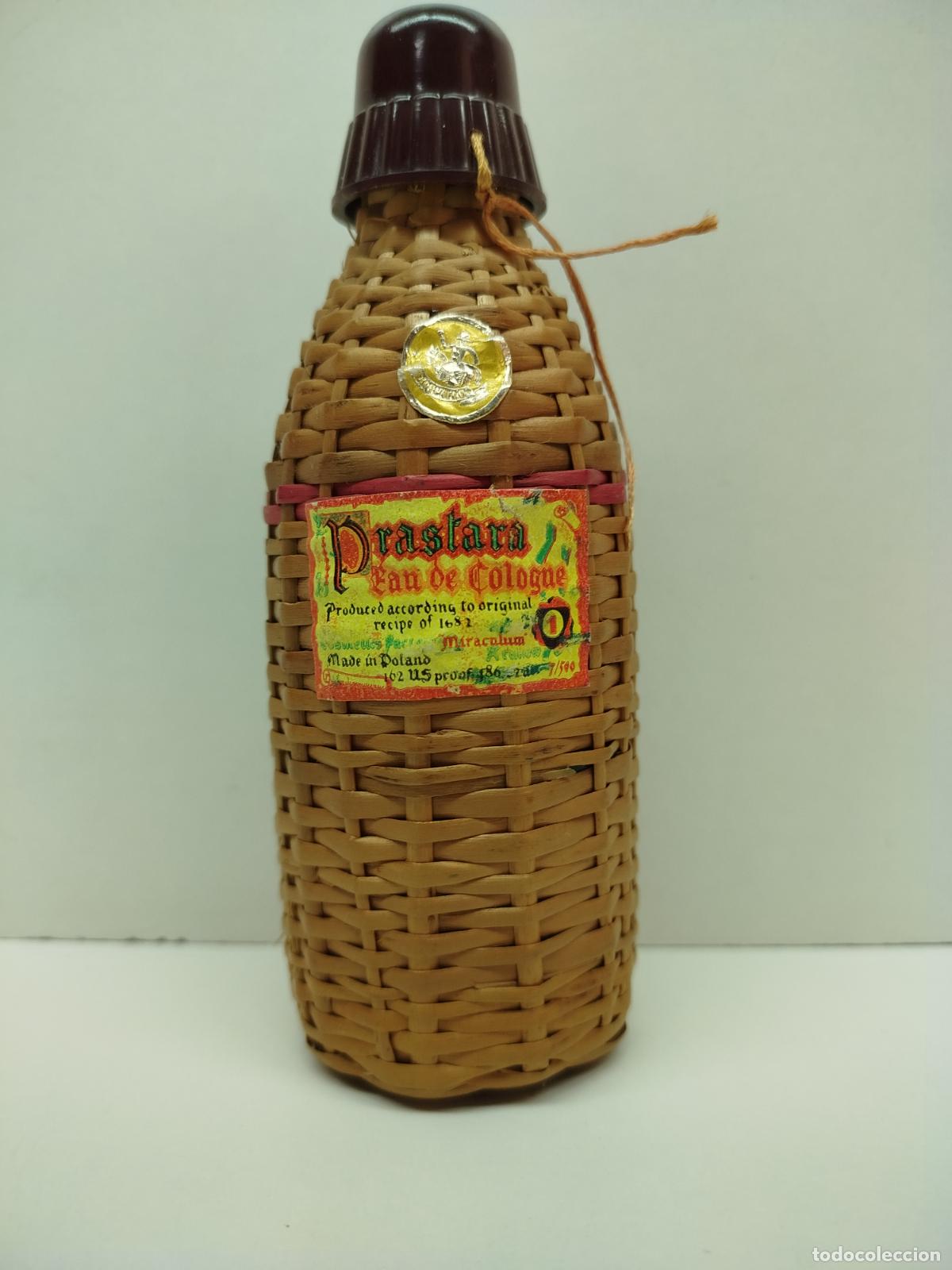 Miniaturas de perfumes antiguos: BOTELLA VINTAGE DE AGUA DE COLONIA PRASTARA - FRAGANCIA HISTORICA POLACA
