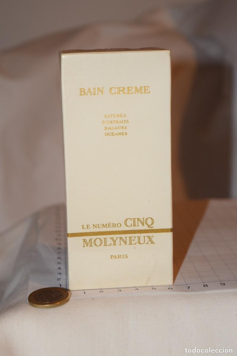 Miniaturas de perfumes antiguos: Le num&eacute;ro CINQ MOLYNEUX - Paris / BAIN CREME - Ref. 6092 - Estado EXCELENTE - &iexcl;Mira precintado, NOS!