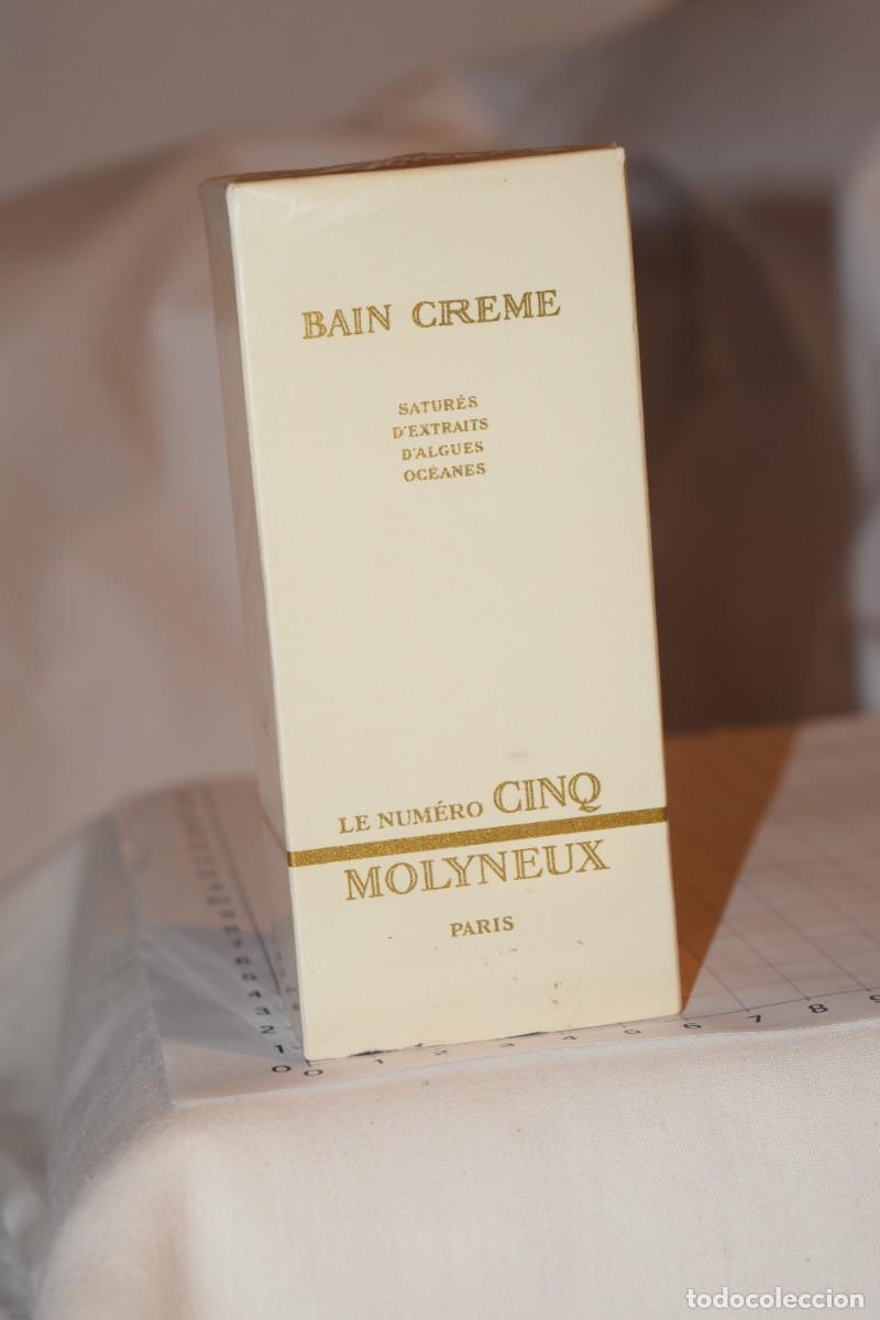 Miniaturas de perfumes antiguos: Le num&eacute;ro CINQ MOLYNEUX - Paris / BAIN CREME - Ref. 6092 - Estado EXCELENTE - &iexcl;Mira precintado, NOS!