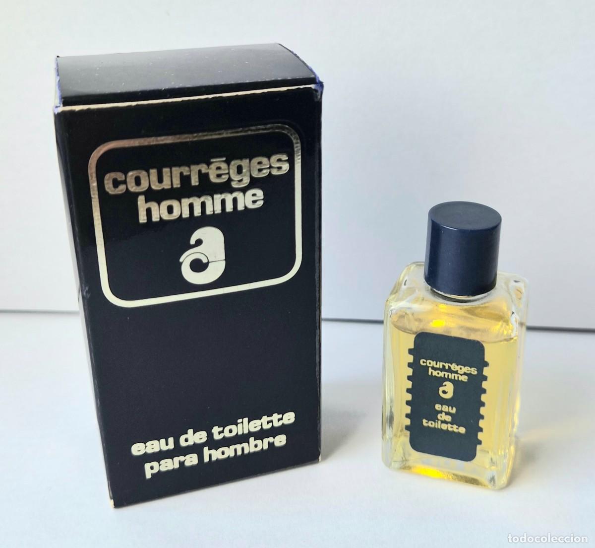 Miniaturas de perfumes antiguos: COURR&Eacute;GES HOMME-Edici&oacute;n espa&ntilde;ola- EDT 7,5 ML