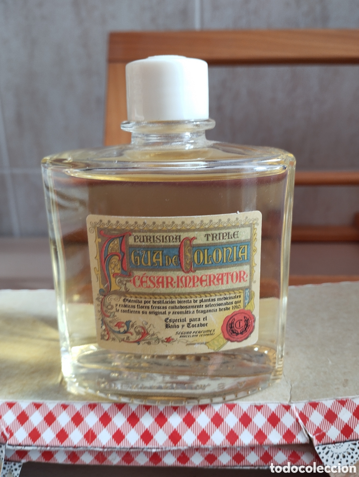 Miniaturas de perfumes antiguos: AGUDE COLONIA CESAR IMPERATOR 200ML-NUEVO