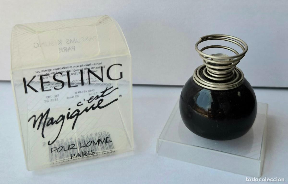 Miniaturas de perfumes antiguos: KESLING C&acute;EST MAGIQUE POUR HOMME EDT 7,5 ML