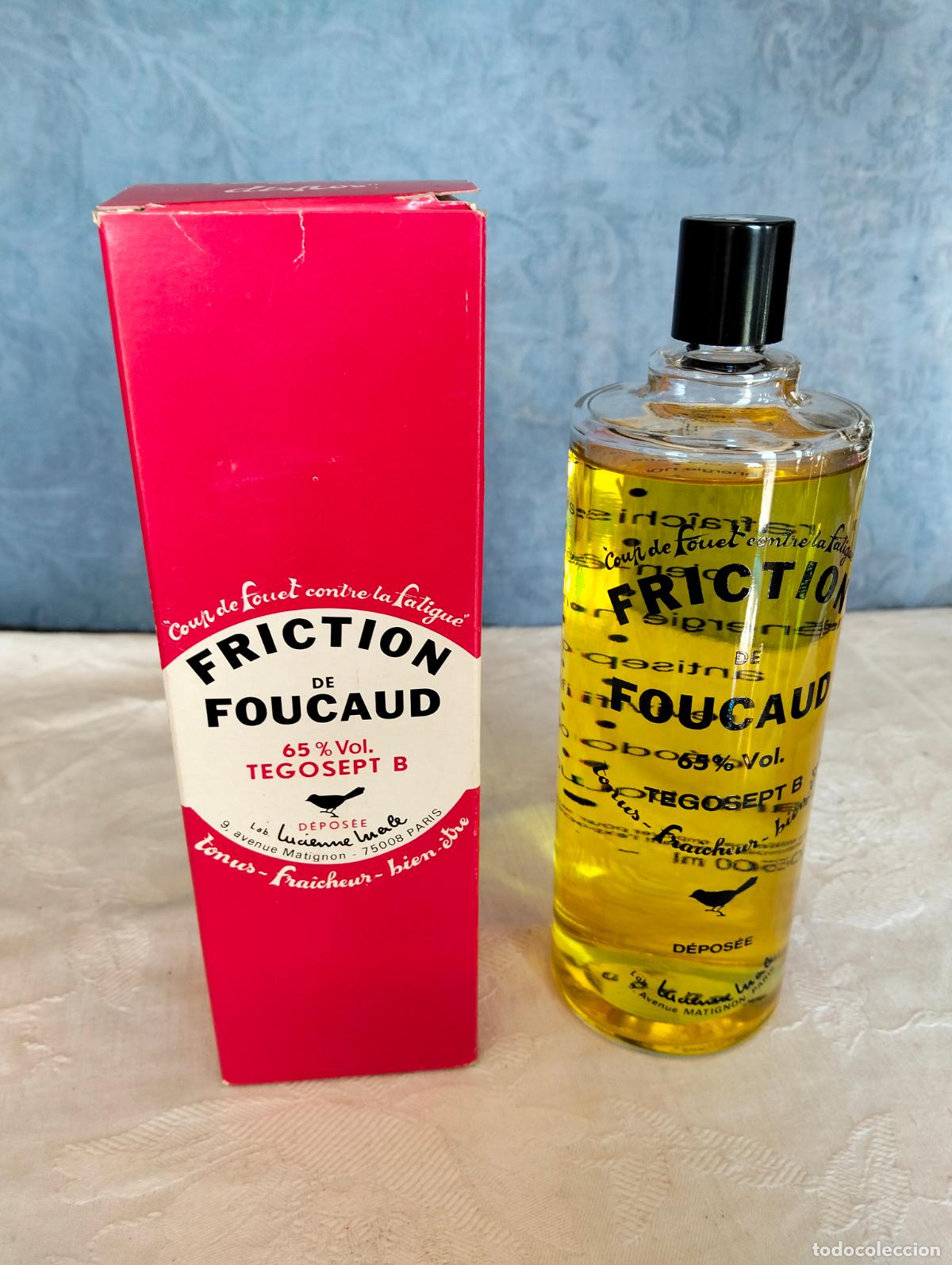 Miniaturas de perfumes antigos: Friction de foucaud tegosept b health friction antiseptic bote frasco loci&oacute;n aceite