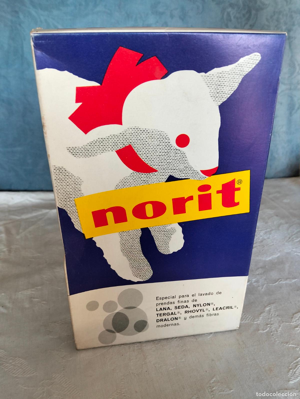 Miniaturen von alten Parf&uuml;men: Detergente para la colada Norit borreguito caja paquete de cart&oacute;n jab&oacute;n a&ntilde;os 70-80 sin estrenar