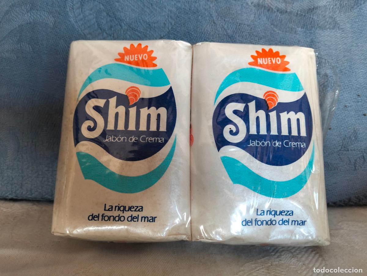 Miniaturas de perfumes antigos: Pastillas de jab&oacute;n Shim jab&oacute;n de crema la riqueza del fondo del mar a&ntilde;os 80
