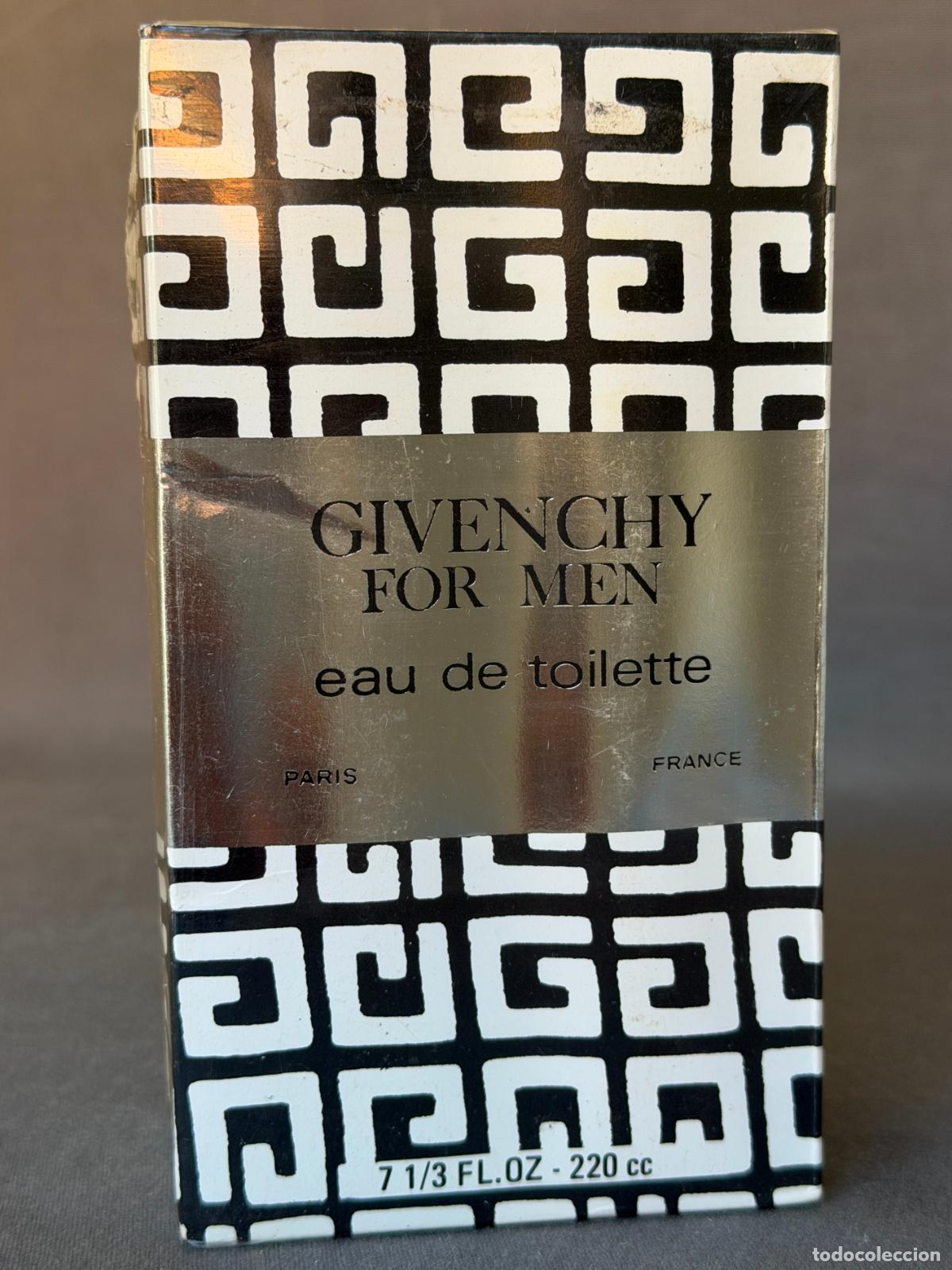 Miniaturas de perfumes antiguos: Vintage Givenchy for men , eau de toilette , 7 1/3 oz. 220 cc. ref. 7227 , 1970s. sellada