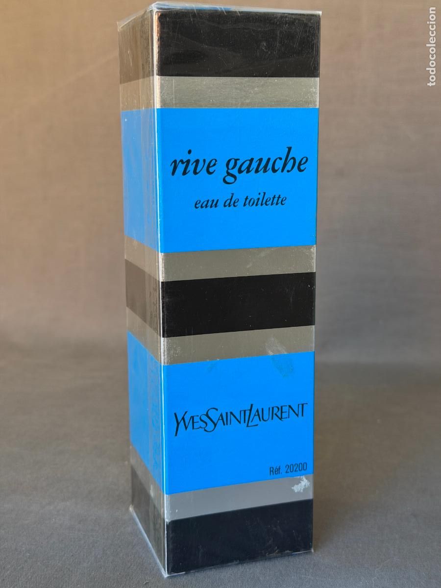 Miniaturas de perfumes antiguos: Vintage rive gauche de Yves Saint Laurent, eau de toilette , 200 ml, nuevo , 1980s.