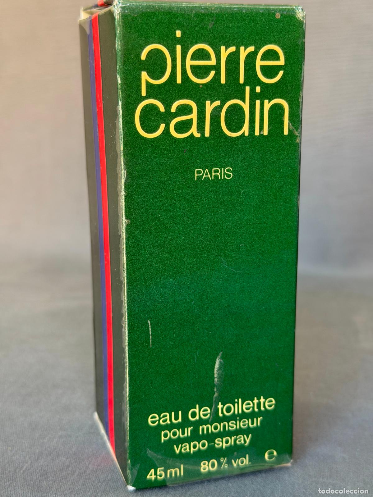 Miniaturas de perfumes antiguos: Vintage Pierre Cardin Paris , atomiseur eau de toilette , 45 ml , ref. 7732, 1980s.