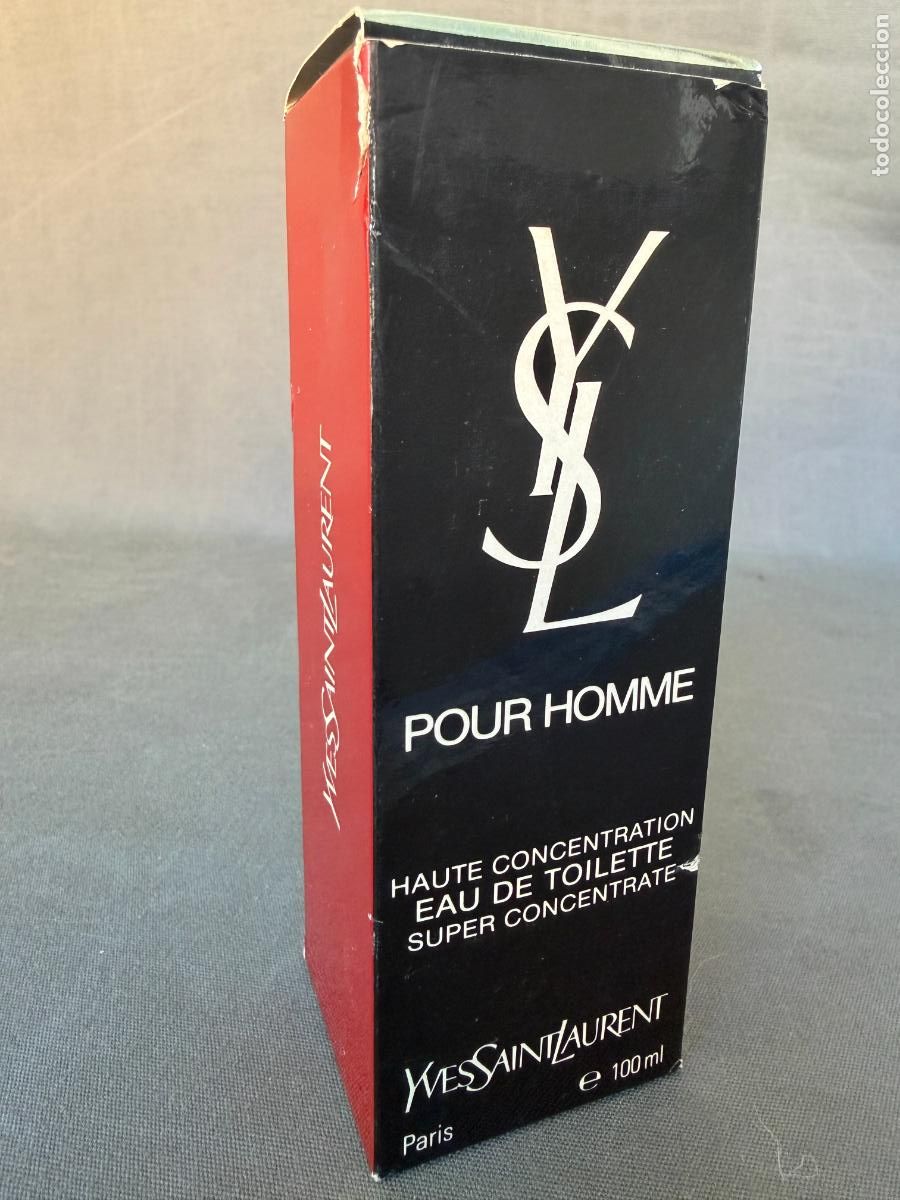Miniaturas de perfumes antiguos: Vintage pour homme de Yves Saint Laurent, eau de toilette haute concentration , 100 ml, nuevo , 1980
