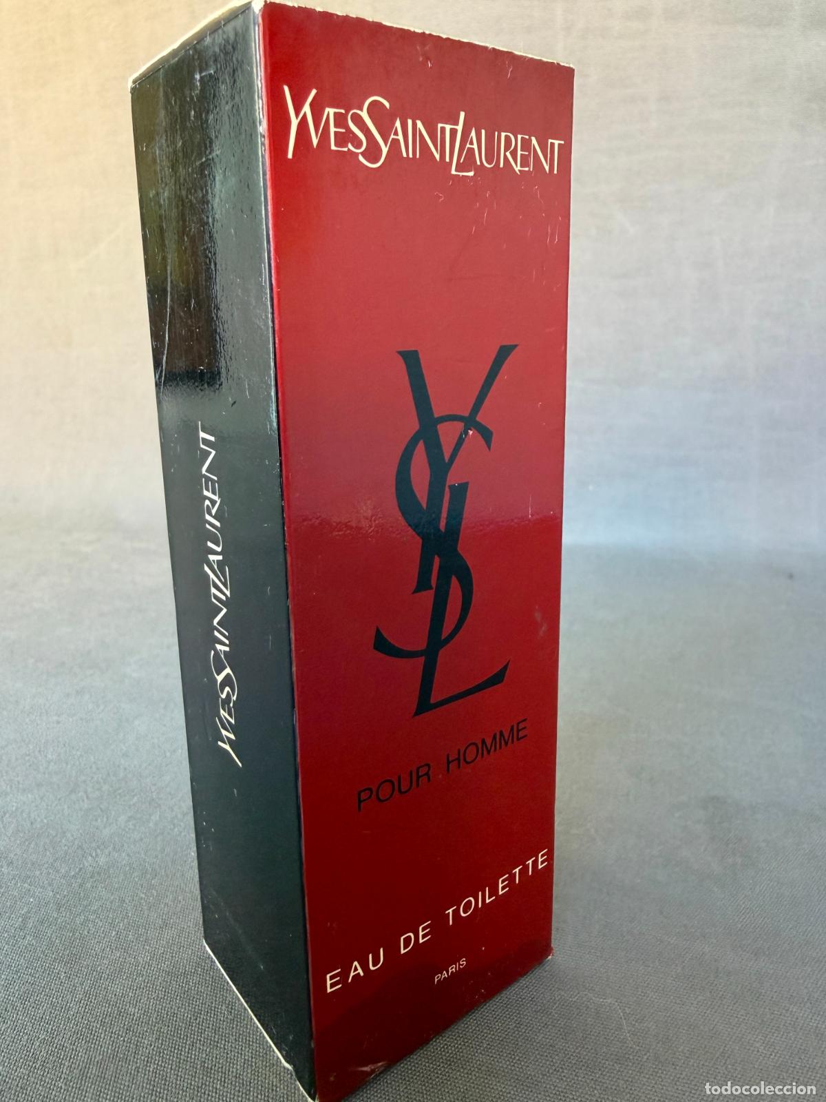 Miniaturas de perfumes antiguos: Vintage pour homme de Yves Saint Laurent, eau de toilette , 120 cc, nuevo , 1980s.