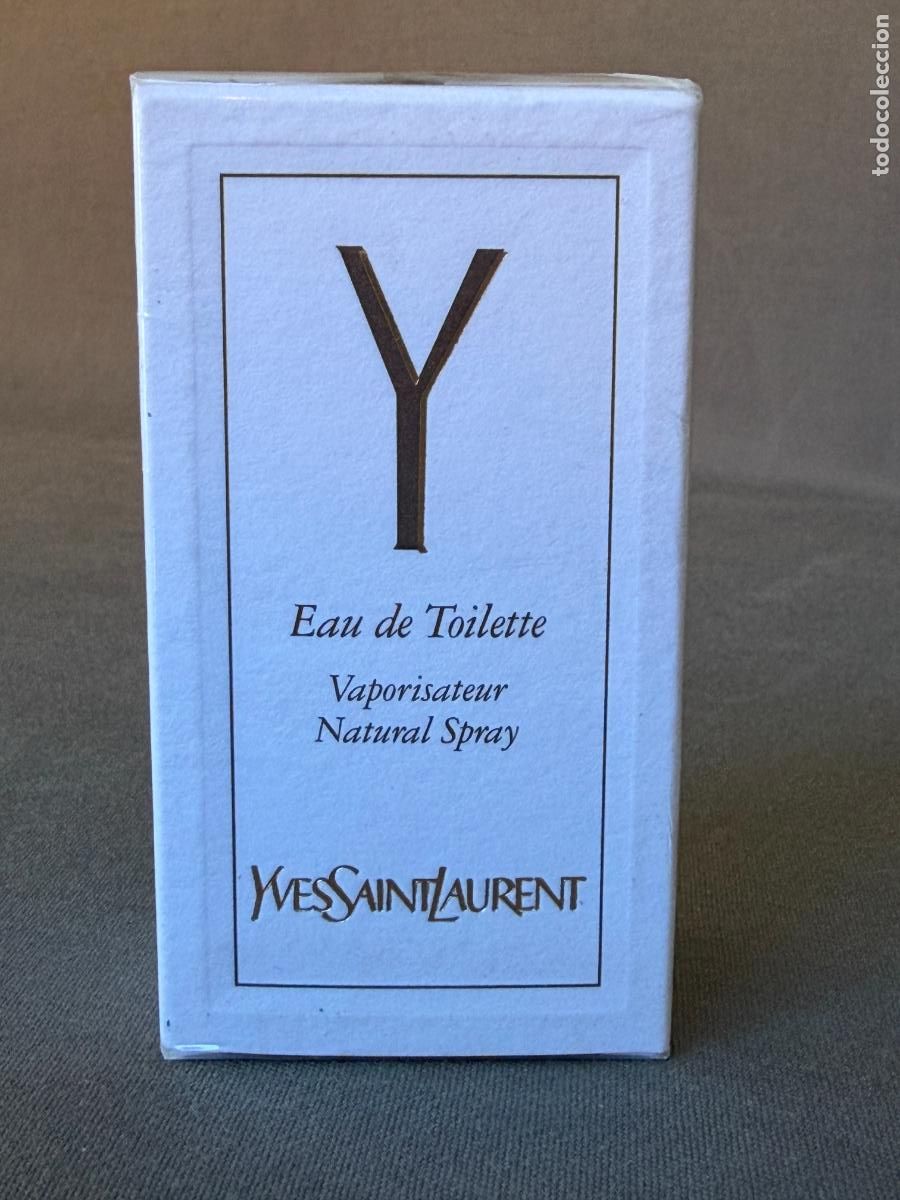 Miniaturas de perfumes antiguos: Vintage Y de Yves Saint Laurent, eau de toilette , vaporisateur , 30 ml, nuevo , de 1988 aprox.