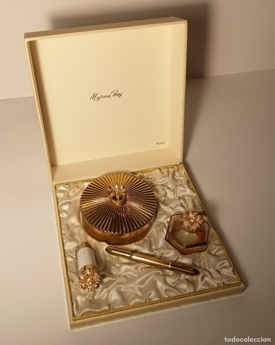 Miniaturas de perfumes antiguos: MYRNA PONS - ESTUCHE