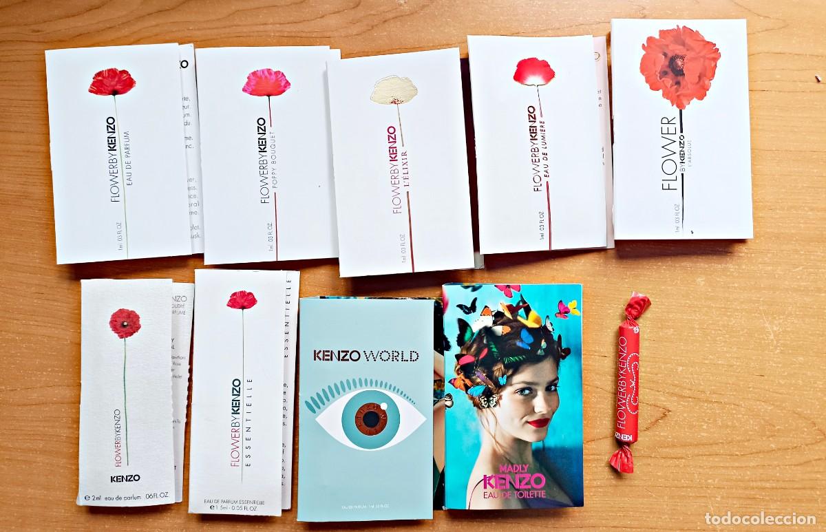 Miniaturas de perfumes antiguos: Lote muestras perfumes Kenzo mujer