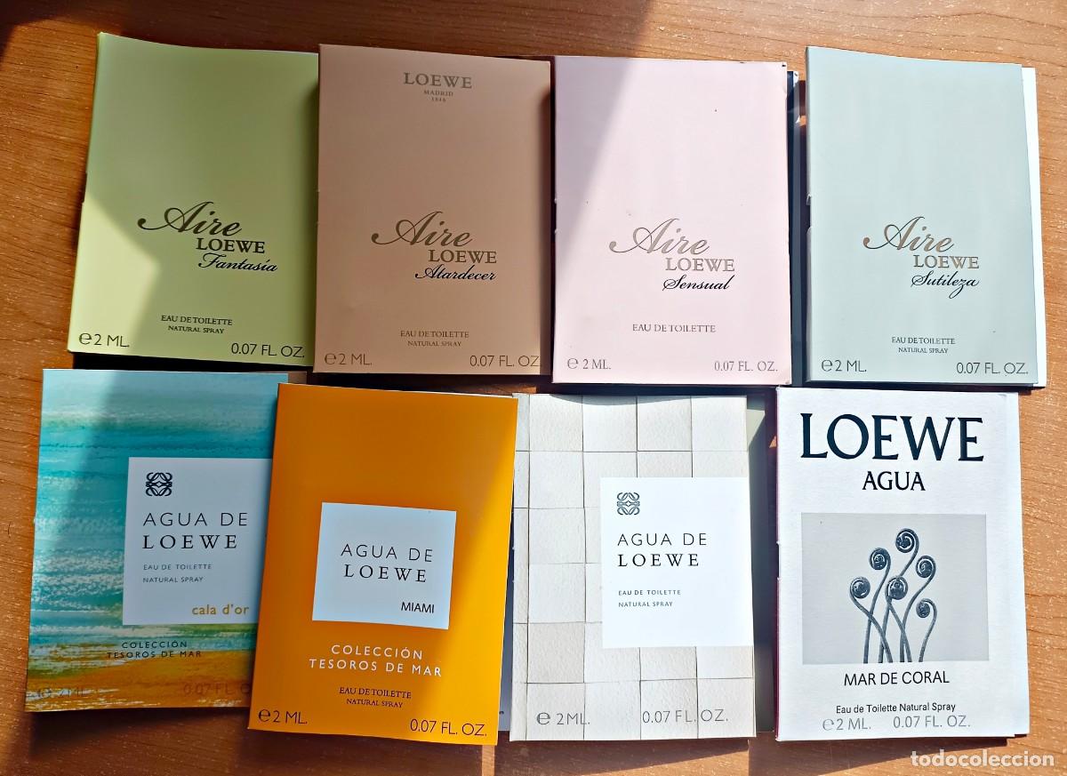 Miniaturas de perfumes antiguos: Lote muestras perfumes Loewe mujer