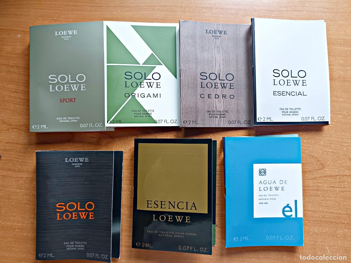 Miniaturas de perfumes antiguos: Lote muestras perfumes Loewe hombre
