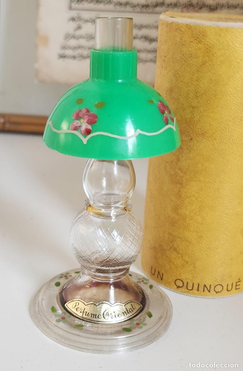 Miniaturas de perfumes antiguos: ANTIGUO PERFUME ORIENTAL &rdquo;UN QUINQU&Eacute;&rdquo; de ICART, ESPA&Ntilde;A.
