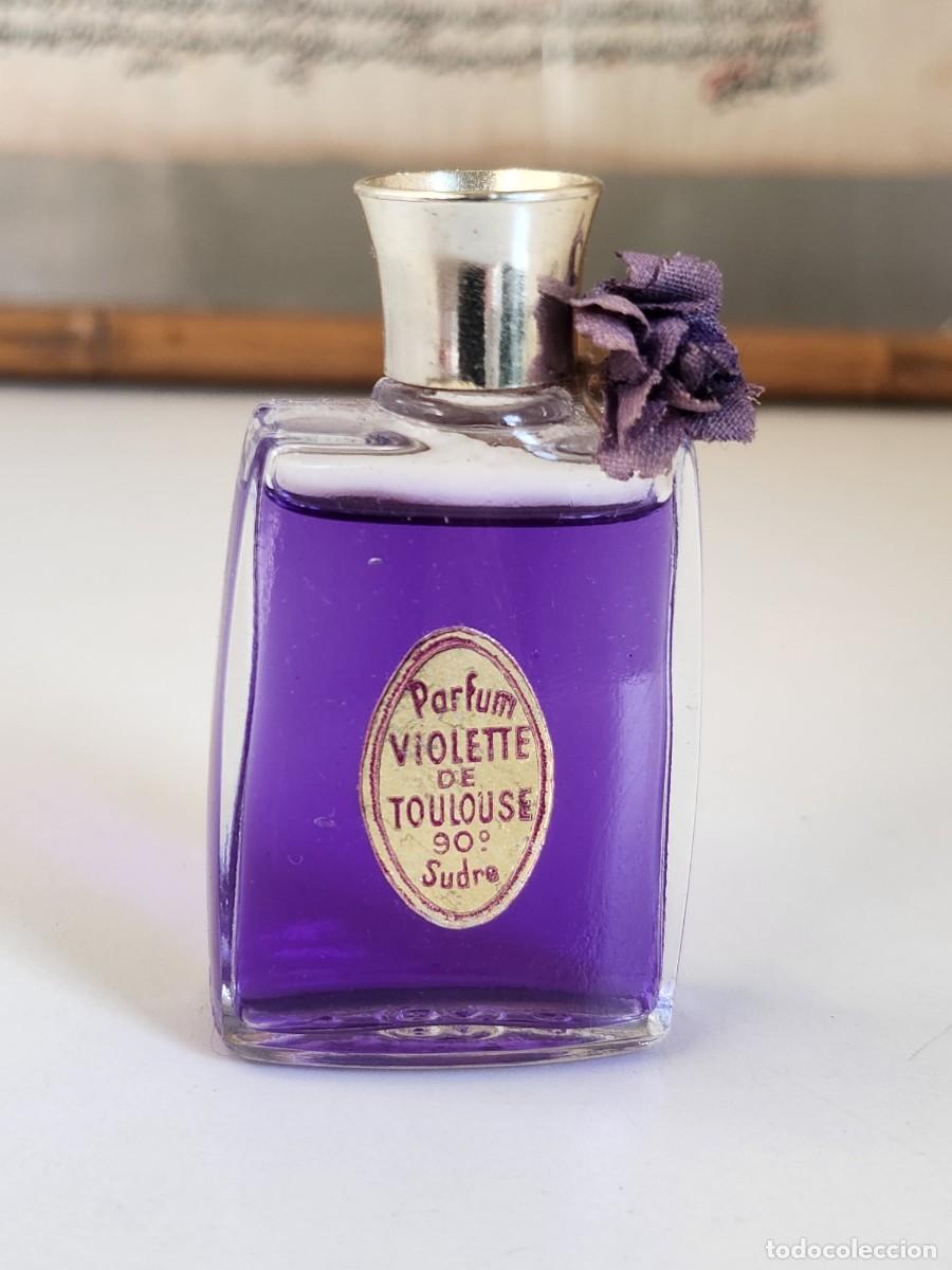Miniaturas de perfumes antiguos: VIOLETTES DE TOULOUSE PERFUME de SUDRE, FRANCIA