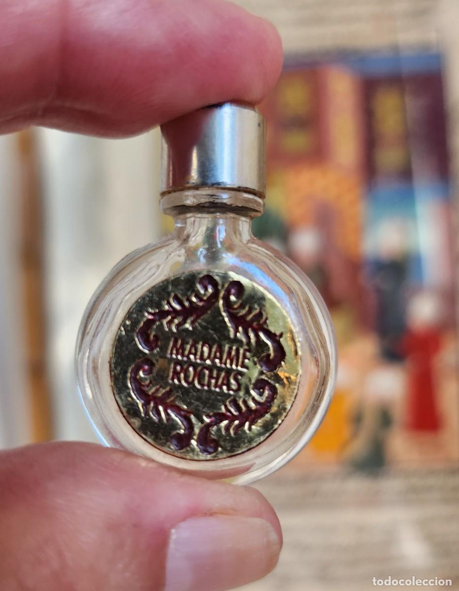 Miniaturas de perfumes antiguos: ANTIGUA MICROMINI DEL PERFUME MADAME ROCHAS, PARIS
