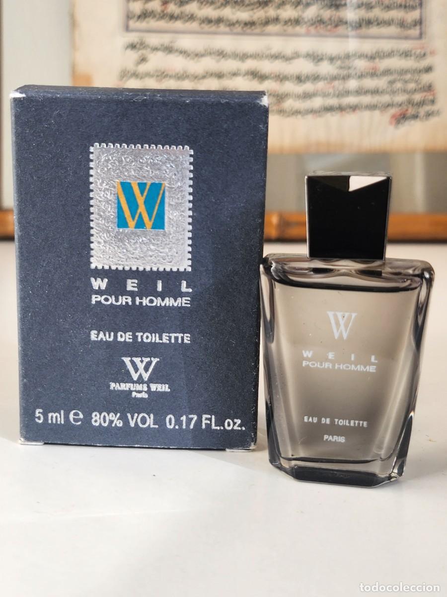 Miniaturas de perfumes antiguos: WEIL POUR HOMME, MINIATURA VINTAGE