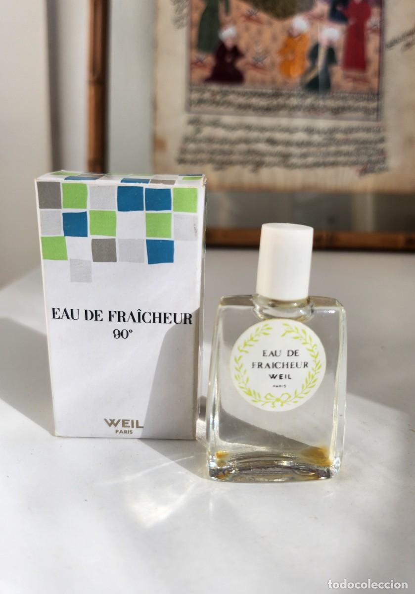 Miniaturas de perfumes antiguos: WEIL, MINIATURA PERFUME &rdquo;EAU FRA&Icirc;CHEUR&rdquo;