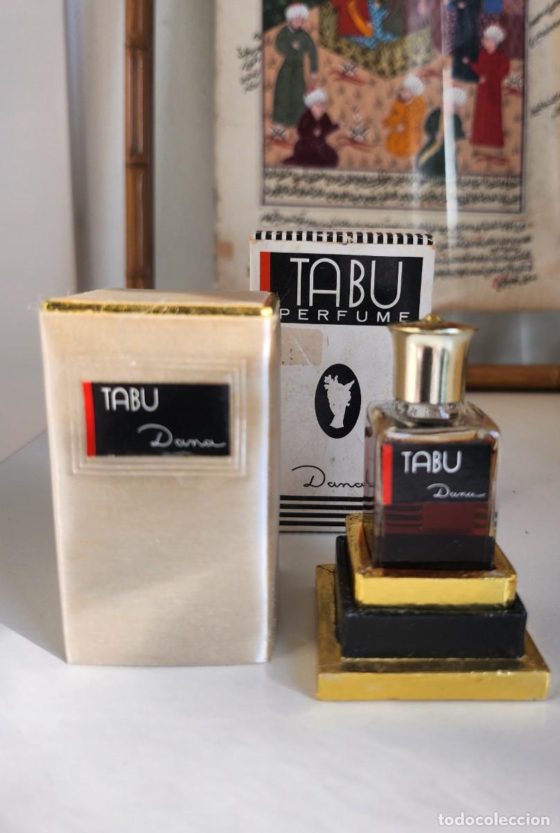 Miniaturas de perfumes antiguos: TAB&Uacute;, PERFUME de DANA