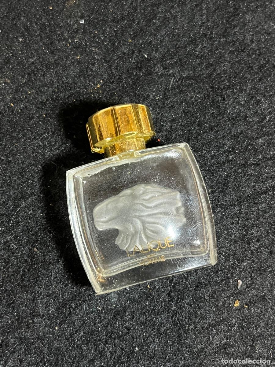 Miniaturas de perfumes antiguos: Miniatura Perfume Lalique Pour Homme Le&oacute;n Vintage 1997 Frasco Colecci&oacute;n Par&iacute;s