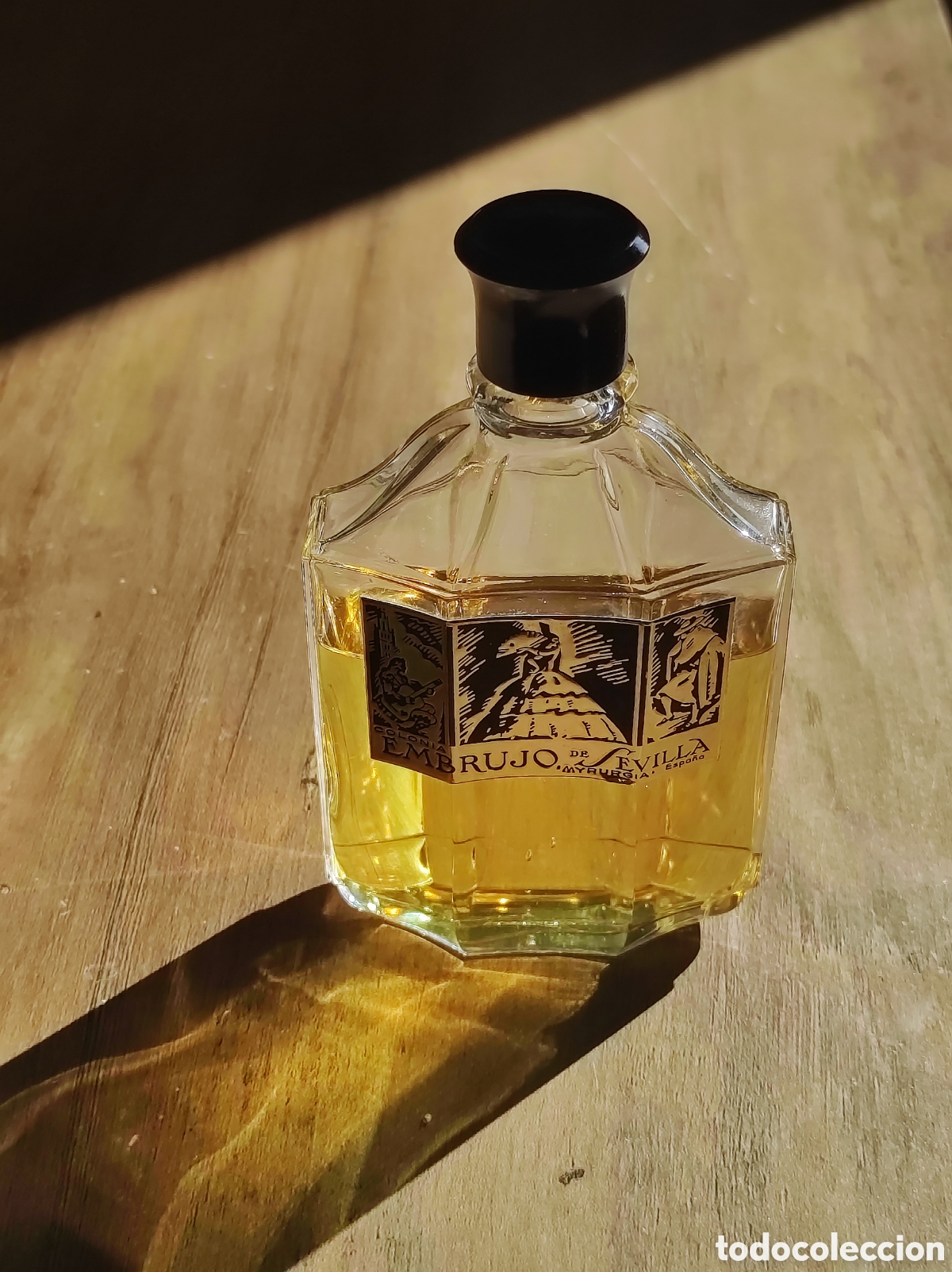 Miniaturas de perfumes antiguos: PERFUME VINTAGE &ldquo;EMBRUJO DE SEVILLA&rdquo; &ndash; FRASCO ABIERTO (M&Aacute;S DE LA MITAD)