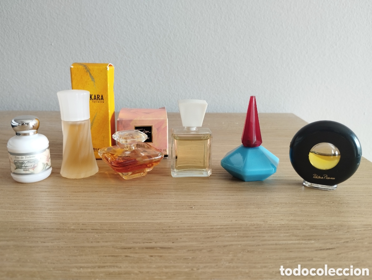 Miniaturas de perfumes antiguos: Miniaturas de perfume de marcas variadas
