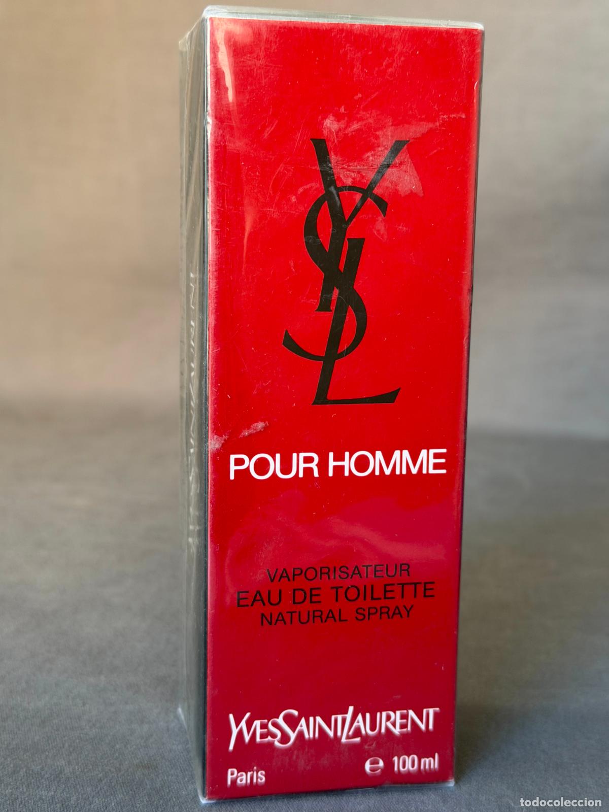 Miniaturas de perfumes antiguos: Vintage yves saint laurent , vaporisateur eau de toilette spray , 100 ml. ref. 44100 , 1980s. YSL