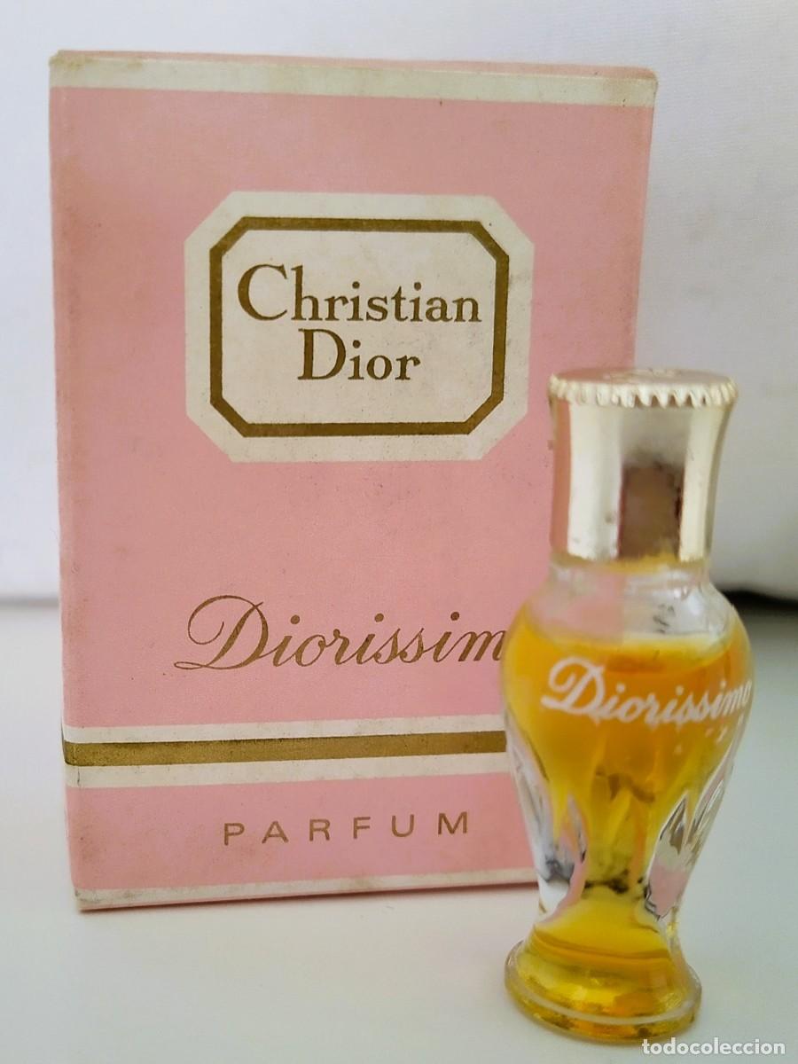 Miniaturas de perfumes antiguos: Miniatura de perfume de colecci&oacute;n Diorissimo Parfum de Christian Dior