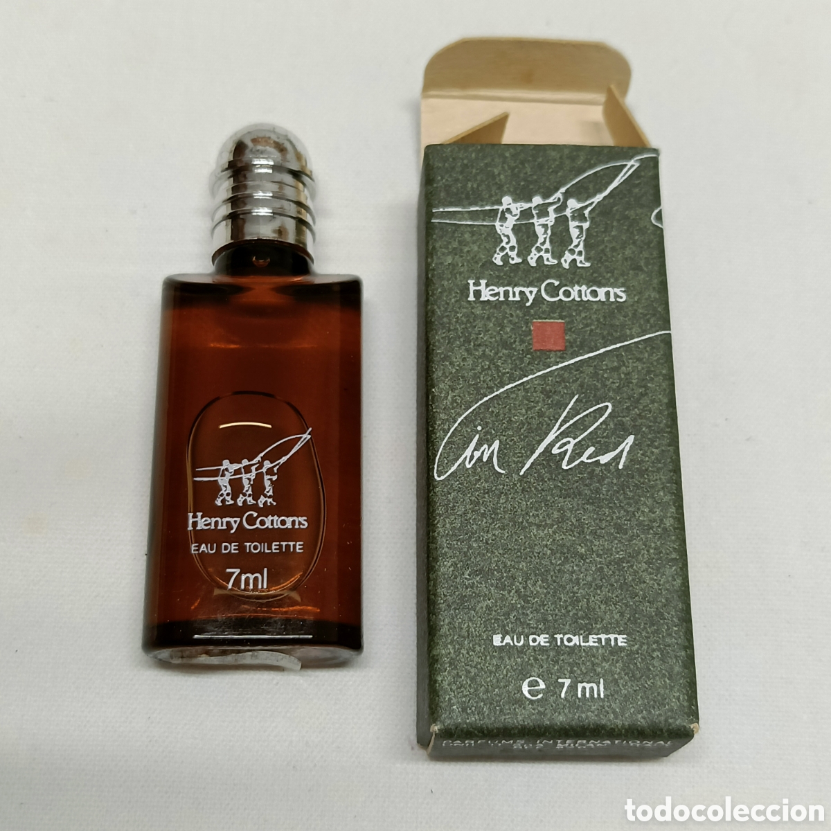 Miniaturas de perfumes antiguos: Miniatura perfume In Red Eau de Toilette, Henry Cotton's, caja original.