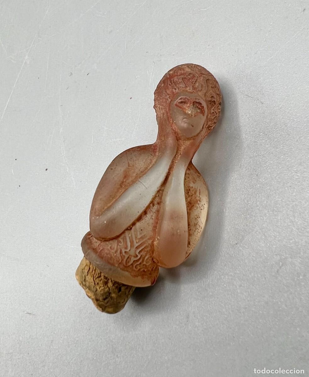 Miniaturas de perfumes antiguos: TAP&Oacute;N Botella Perfume Mujer Art Deco Sepia Flacon Antiguo Tentaci&oacute;n PARERA Perfume para Se&ntilde;oras