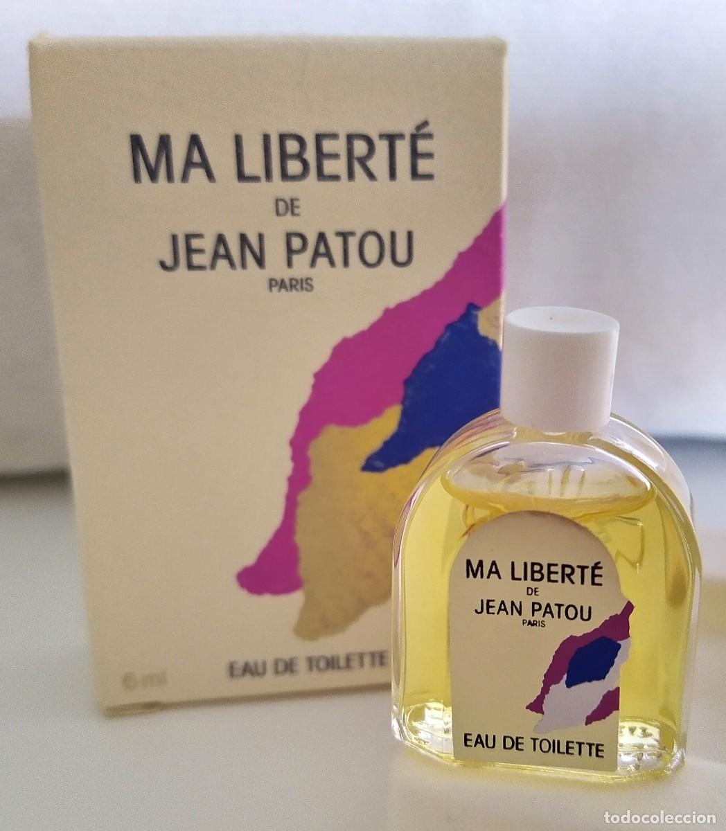 Miniaturas de perfumes antiguos: Miniatura de perfume de colecci&oacute;n Jean Patou Ma Libert&eacute; Eau de toilette