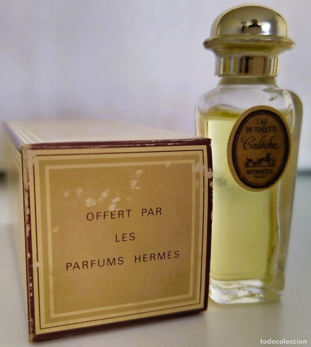 Miniaturas de perfumes antiguos: Miniatura de perfume de colecci&oacute;n Herm&egrave;s Cal&egrave;che Eau de toilette 7 ml