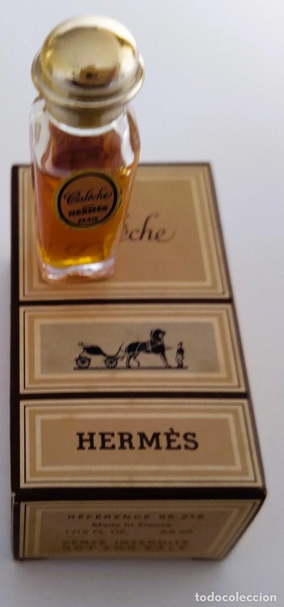 Miniaturas de perfumes antiguos: Miniatura de perfume de colecci&oacute;n Herm&egrave;s Cal&egrave;che Parfum 2,5 ml