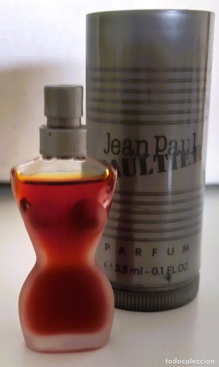 Miniaturas de perfumes antiguos: Miniatura de perfume de colecci&oacute;n Jean Paul Gaultier Parfum 3,5 ml