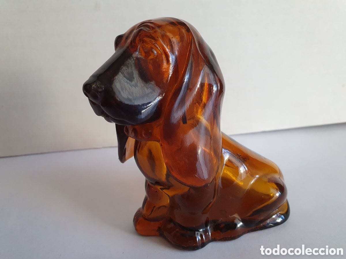 Miniaturas de perfumes antiguos: Miniatura perrito Avon d&eacute;cada de los 80