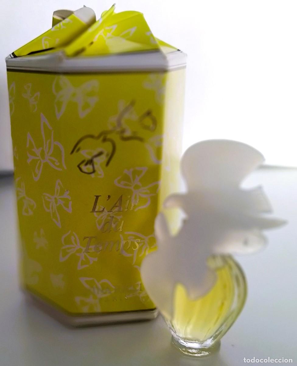Miniaturas de perfumes antiguos: Miniatura de perfume de colecci&oacute;n Nina Ricci L&rsquo;air du temps Eau de Parfum 6 ml