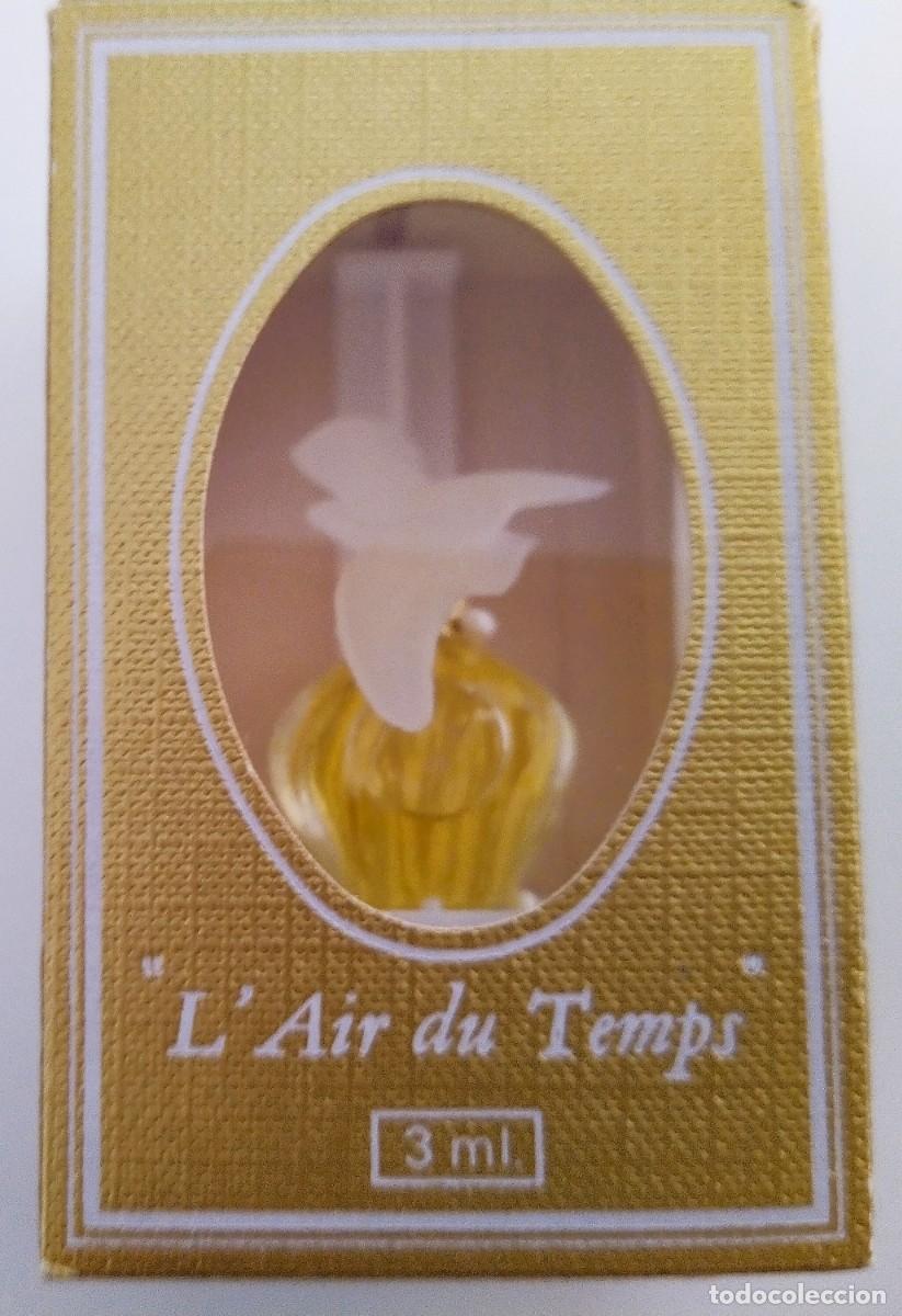 Miniaturas de perfumes antiguos: Miniatura de perfume de colecci&oacute;n Nina Ricci L&rsquo;air du temps Parfum 3 ml