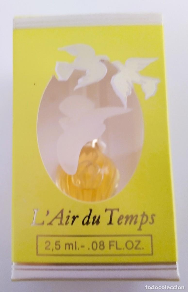 Miniaturas de perfumes antiguos: Miniatura de perfume de colecci&oacute;n Nina Ricci L&rsquo;air du temps Parfum 2,5 ml